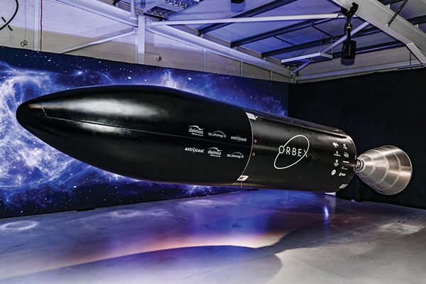 Aerospace company Orbex is turning to renewable propane to power space rockets. Photo courtesy of Orbex