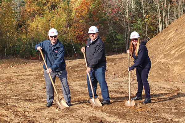 Groundbreaking photo courtesy of Palmer Gas & Oil