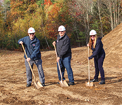 Groundbreaking photo courtesy of Palmer Gas & Oil