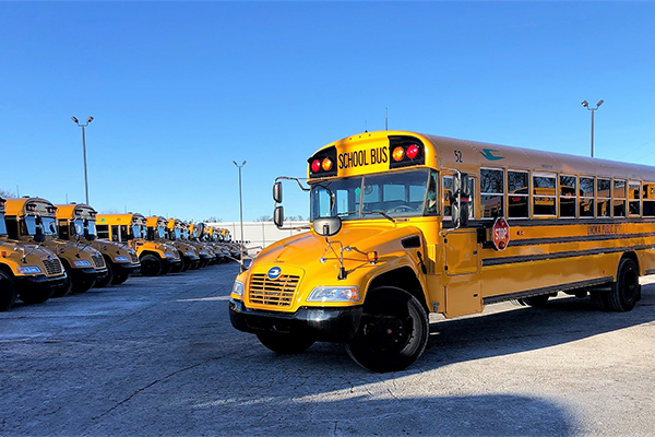 Propane school bus photo courtesy of Livonia Public Schools