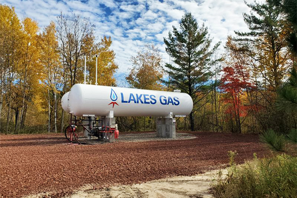 Lakes Gas tank photo courtesy of Lakes Gas