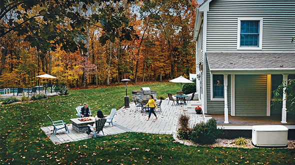 Propane marketers should offer to look at customers’ plans for outdoor living spaces and voice any safety concerns. Photo courtesy of Propane Education & Research Council