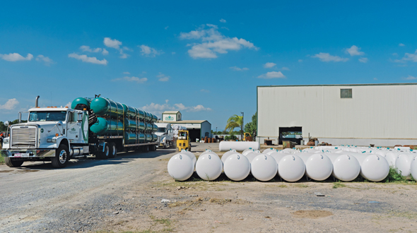 Tank manufacturer Metsa has fielded requests for a more diverse range of tank sizes, particularly more 120-gallon and 250-gallon tanks. Photo courtesy of Metsa