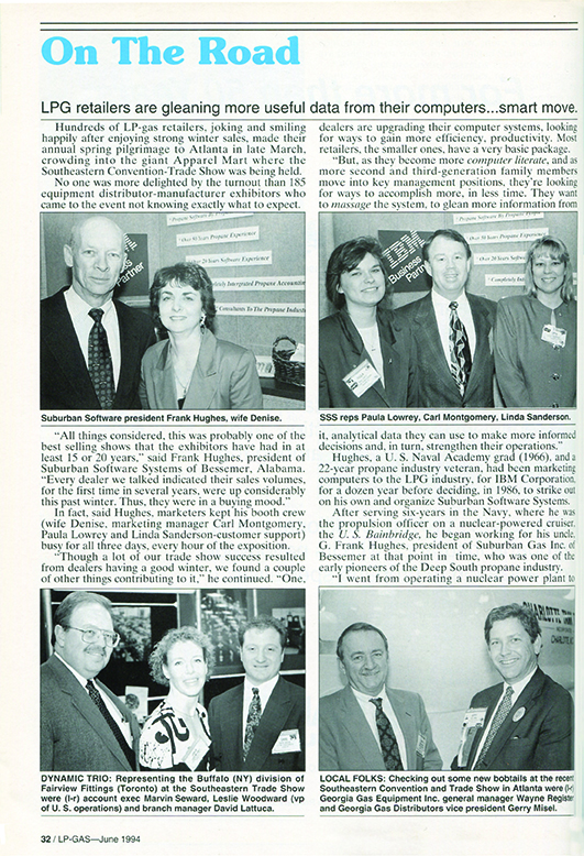 Image capture from LP Gas magazine about the Southeastern Convention