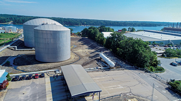 Sea-3 propane terminal port in New Hampshire Photo courtesy of Nearview