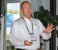 Steve Whaley talks autogas at the 2021 LP Gas Growth Summit. Photo by LP Gas staff