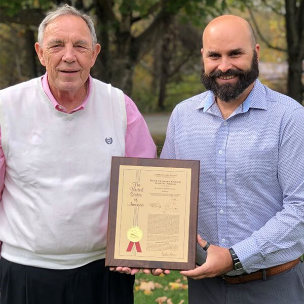 Jessie Johnson, left, and David Kennedy invented the refueling technology. Photo courtesy of Alliance AutoGas