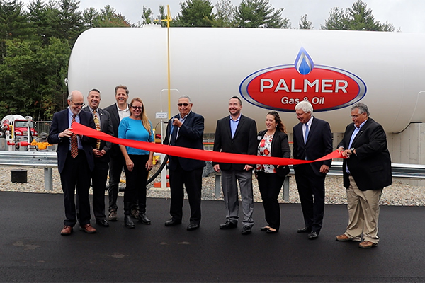 Ribbon-cutting ceremony photo courtesy of Palmer Gas & Oil