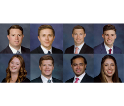 From left to right: Sean Dooley, Nate Wah, Mattin McElory, John Mickelinc, Maggie Gerhardt, Sahan Pandey, Jessica Cookmeyer and Alex Harper. (Images: Matrix)