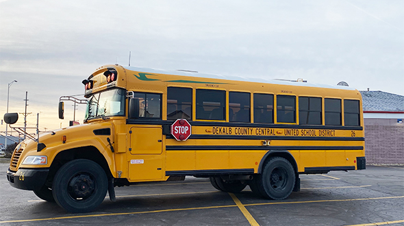 Propane bus photo courtesy of Roush CleanTech