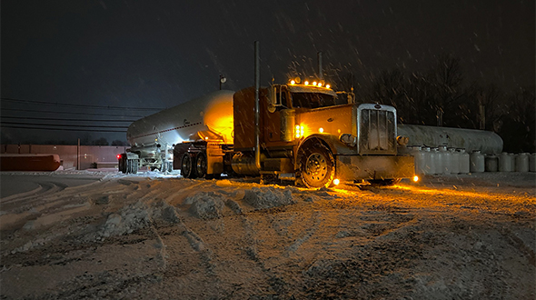 Propane transport photo by Henry Papiano/C Three Logistics