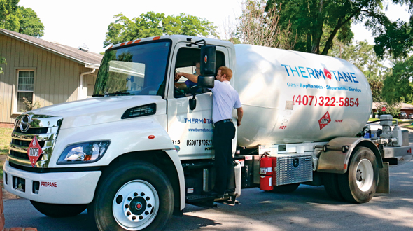 Chandler Robertson, now president of Thermotane Propane in Sanford, Florida, got his start in the propane industry by painting tanks and digging trenches by hand as a teenager. (Photo courtesy of Thermotane Propane)