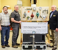 Check presentation photo courtesy of Southern Regional Technical College