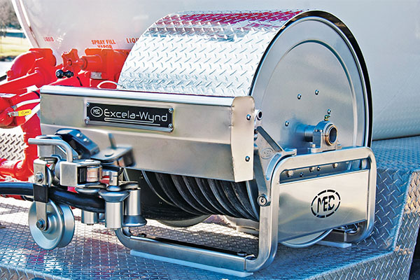 Photo courtesy of Bergquist Inc. _ hose reel