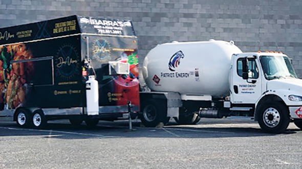 According to Eric Smith of the Nevada LP-Gas Board, a mobile food truck facility may consume 1,000 gallons a year, equal to or exceeding many residential customers. Photo by Mark Orr. 