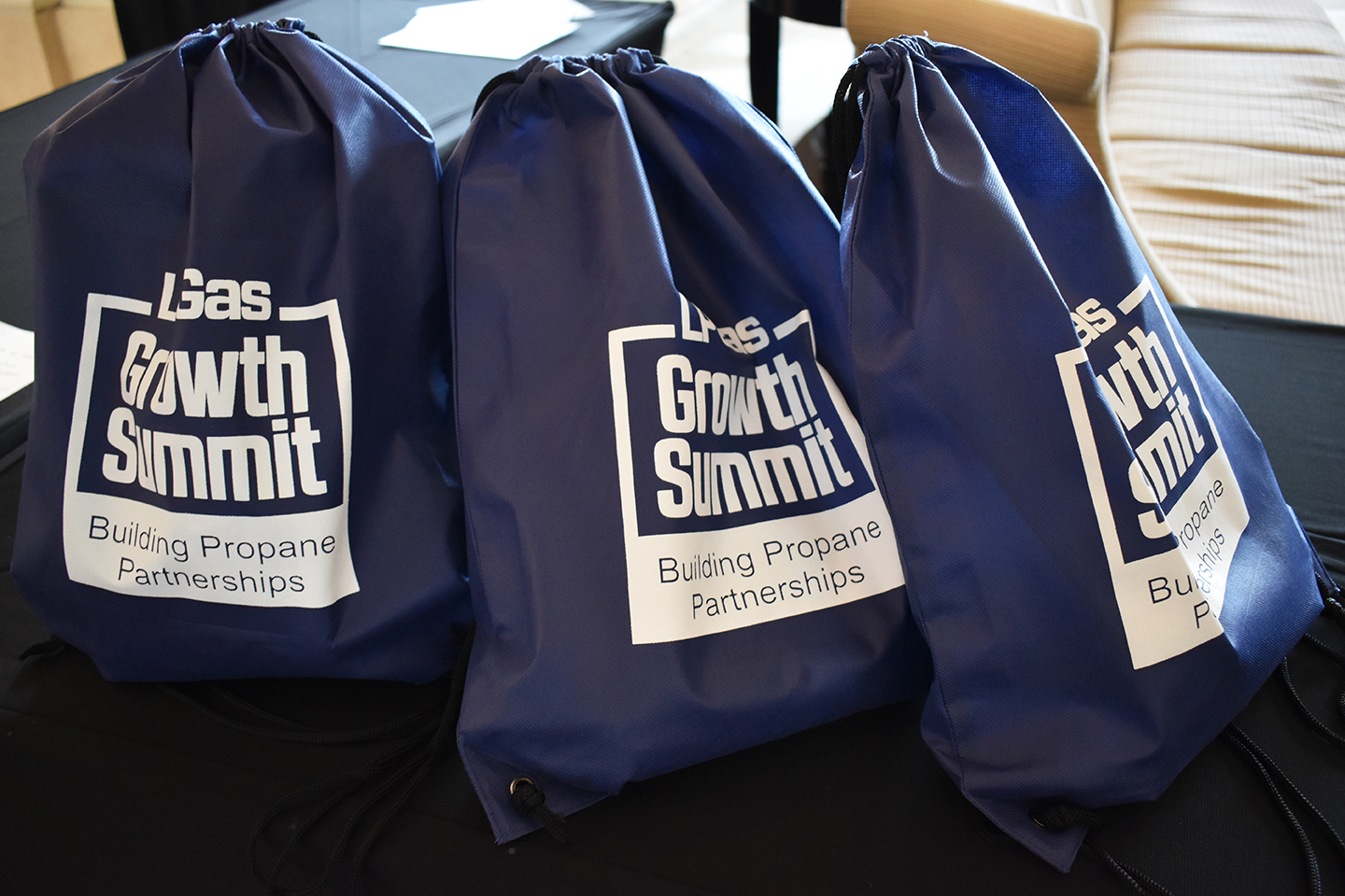 Photo of LP Gas Growth Summit welcome bags