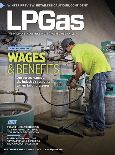 September 2022. Cover photo by Danielle Pesta/LP Gas staff