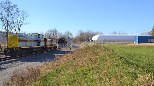 Rail terminal photo by Loni Martz Briner/North Shore Railroad Co.