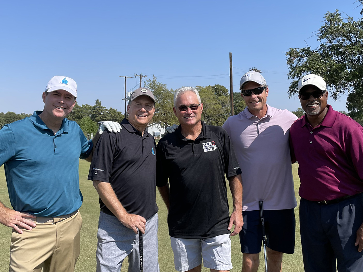 Photo of Zero Cancer Pros4Care golfers