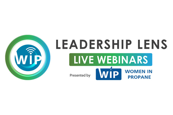 Leadership Lens webinar. Logo: Women in Propane