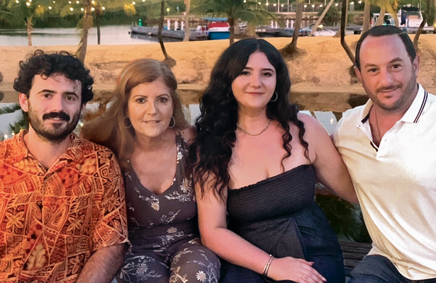 Branchi enjoys spending time with her husband, Christian, and two children, Nicholas and Samantha. Photo courtesy of Angela Branchi and Grammer Logistics. 