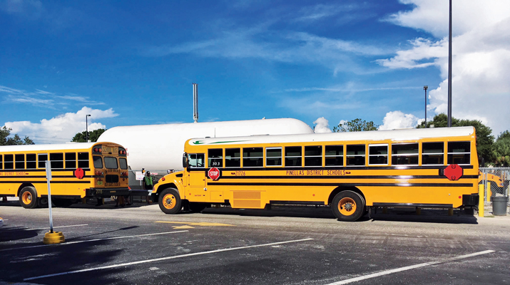 AmeriGas is seeing the fastest growth in the people mover segment of the autogas market, including school buses and public transit. (Photo by Brian Grimm)