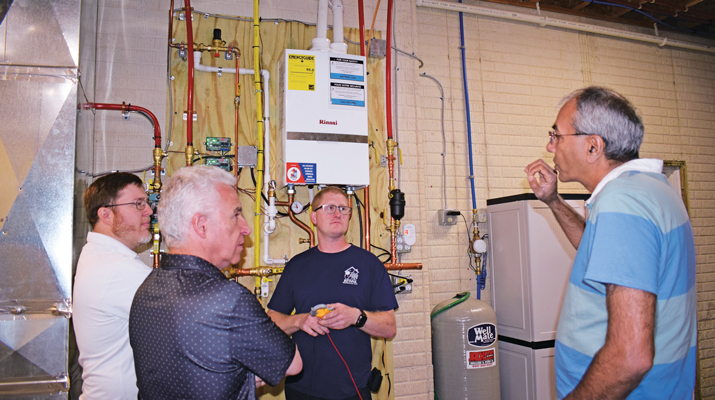 Test installations have worked to prove the effectiveness of the hydronic, tankless technology, and continue to help the industry learn how to commercialize the product. (Photo by LP Gas Staff)