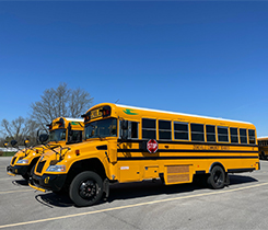 Propane bus photo courtesy of Roush CleanTech