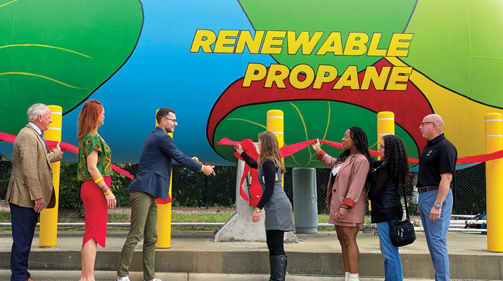 The city of Raleigh, North Carolina, welcomes renewable propane. (Photo courtesy of the City of Raleigh)