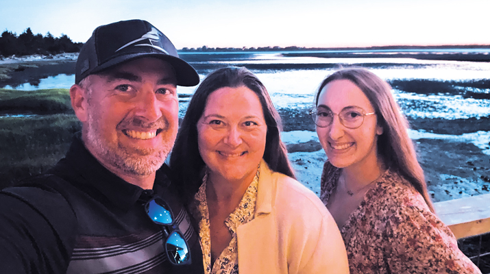 Sueyres with Western Propane Gas Association staff members Summer Leon, center, and Krysta Wanner.