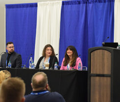 From left, Chandler Robertson, Brian Sora, Donna Howay-Germond, Emily Willis and Brian Richesson. (Photo by LP Gas staff)