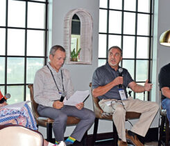 Jason Edwards, far right, in a panel discussion at the 2022 LP Gas Growth Summit. Photo by LP Gas staff