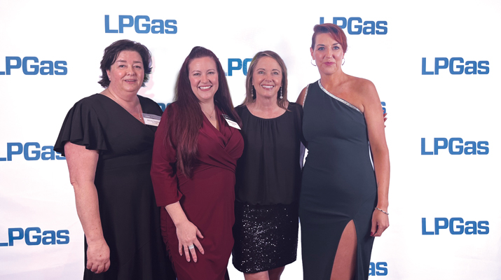 From left, Mandy Swanson, Whitney O’Toole, Michelle Bimson Maggi and Jennifer Jackson. (Photo by LP Gas staff)