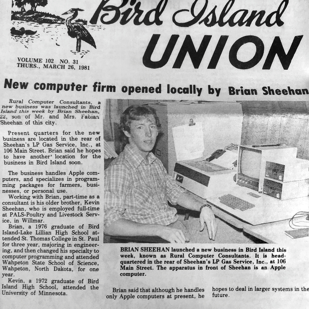Brian founded Rural Computer Consultants in 1979 with his older brother Kevin and soon realized they could help propane marketers like their dad.