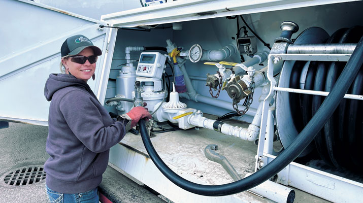 Katie Scott of Energy Partners Propane says that she loves the potential to constantly learn and grow as a company driver. (Photo by Anna Taylor, Energy Partners Propane)