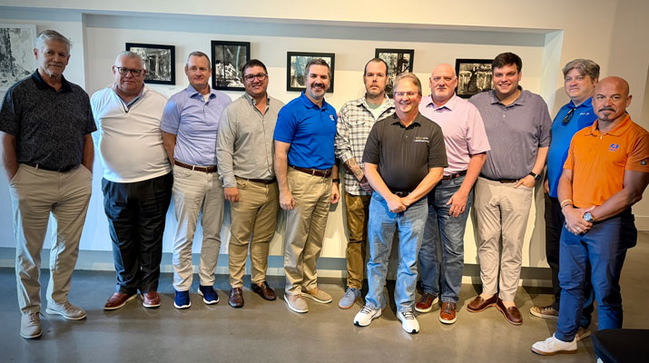 From left: Phil Farris, Mike Peacock, Pete Folger, Jonathan Heard, John Jessup, Matt Leonard, Mark Holloway, Thomas Trowell, Raleigh Garrett, Tyler Misel and John Peña. (Photo courtesy of SEPA)