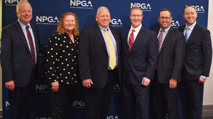 LP Gas photo of the new NPGA officers and President and CEO Steve Kaminski