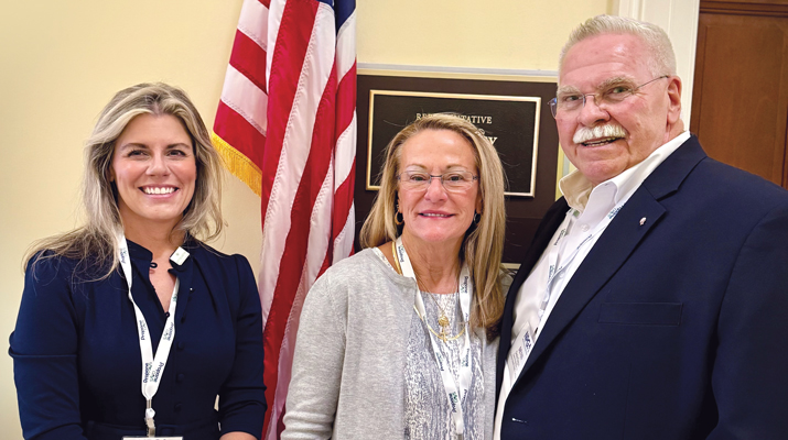 From left, Reagan Bonnette, Marybeth Gagne and Denis Gagne. (Photo courtesy of the Southeast Propane Alliance)