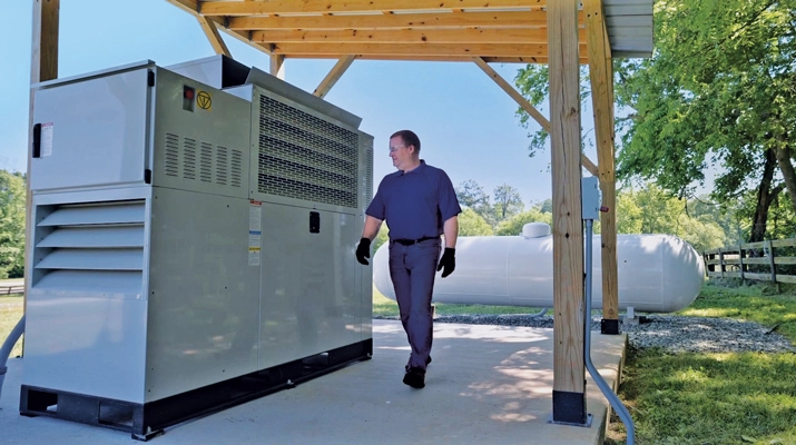 The Propane Education & Research Council launched a demonstration and research program around CHP systems. (Photo courtesy of the Propane Education & Research Council)