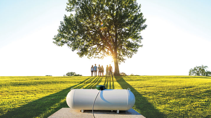 The propane industry is learning more about millennials’ view of energy. (Photo: ASovereign (tank), eyecrave productions (background) /iStock/Getty Images Plus)