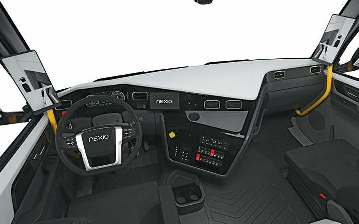 With propane industry feedback, Nexio has worked to update its cabin features for the U.S. market. (Photo courtesy of Nexio Power Inc.)