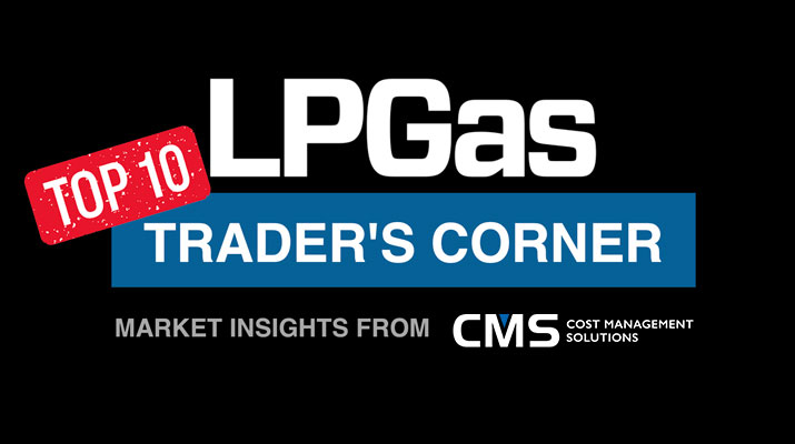 Trader's Corner. (Logos: LP Gas and Cost Management Solutions, Stamp: PeterPencil/DigitalVision Vectors/Getty Images)