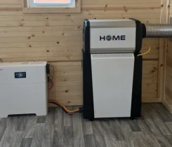 The WATT HOME solid oxide fuel cell system installed at the Hope Gas Edward M. Smith National Career and Life Skills Development Center in Clarksburg, West Virginia. (Photo courtesy of WATT Fuel Cell)