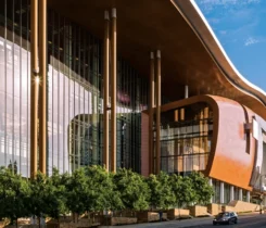 The Music City Center is located in the heart of downtown Nashville, Tennessee. The 2.1-million-sq.-ft. facility opened in 2013. (Photo courtesy of Nashville Convention & Visitors Corp.)