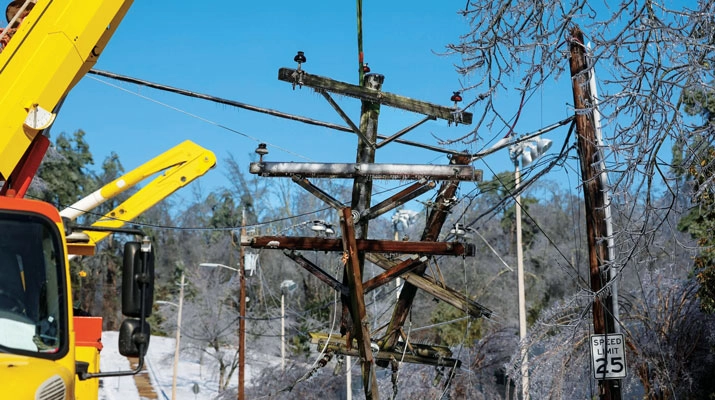 While parts of the western United States set records for warmth, others across the country faced the wintry wrath of Mother Nature. (Photo courtesy of the City of Oxford, Mississippi)