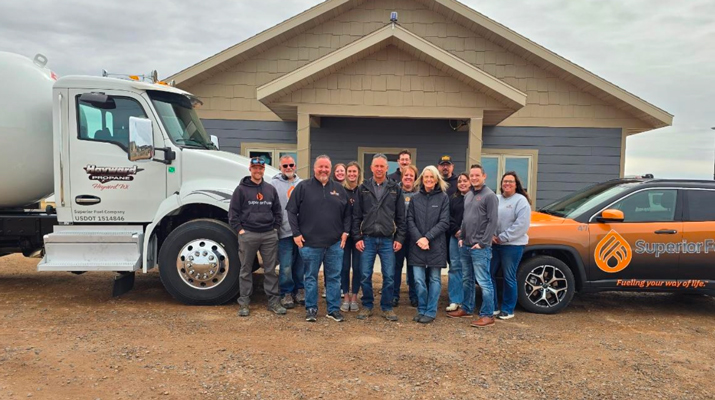 Team members from Superior Fuel and Hayward Propane unite following the recent acquisition. (Photo courtesy of Superior Fuel Co.)