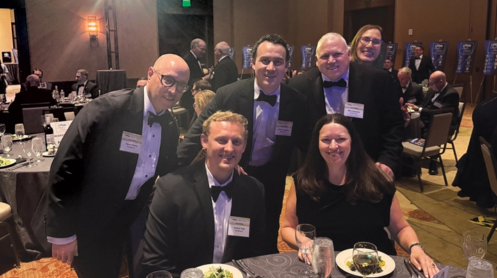 Ray Murray Inc. team members support and celebrate their friends and colleagues in the propane industry. (Photo by LP Gas Staff)