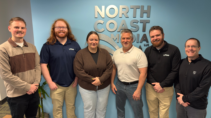 The LP Gas team at the new office in Cleveland. (Photo: LP Gas Staff)