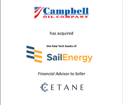 Logos: Campbell Oil Co., Sail Energy and Cetane Associates