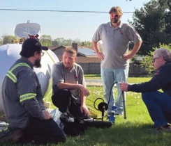 The Pennsylvania Petroleum Association Technical Education Center, with the instruction of industry veteran Gary Nouse, focuses on giving employees more hands-on training. (Photo by Katelyn Zawalick)